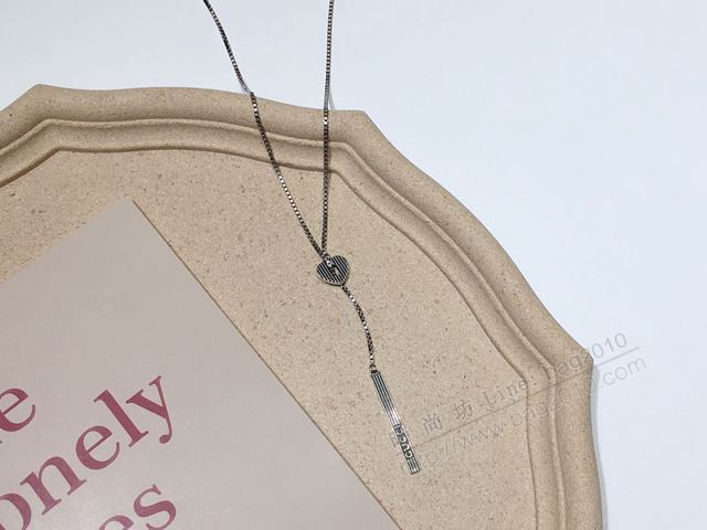 GUCCi飾品 古馳秋冬毛衣鏈 Gucci愛心鑰匙新款泰銀復古項鏈 男女同款  zgbq1157